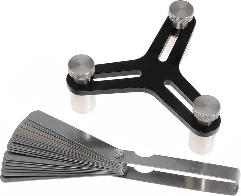 TUELETFU Piston Ring Squaring Tool for 2.000 to 5.000 End Gap with 32 Blades Feeler Gauge Gap Measuring Tool - Image 3